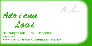 adrienn lovi business card